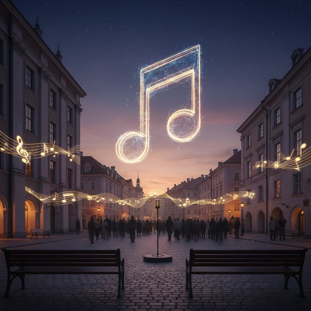 Koncertas Rotušės aikštėje: šįvakar muzika užburs miestą