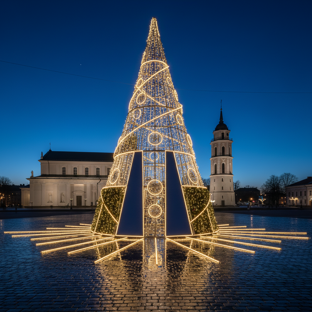Pristatyta Vilniaus Kalėdų eglė: kuo stebinsime šiemet?