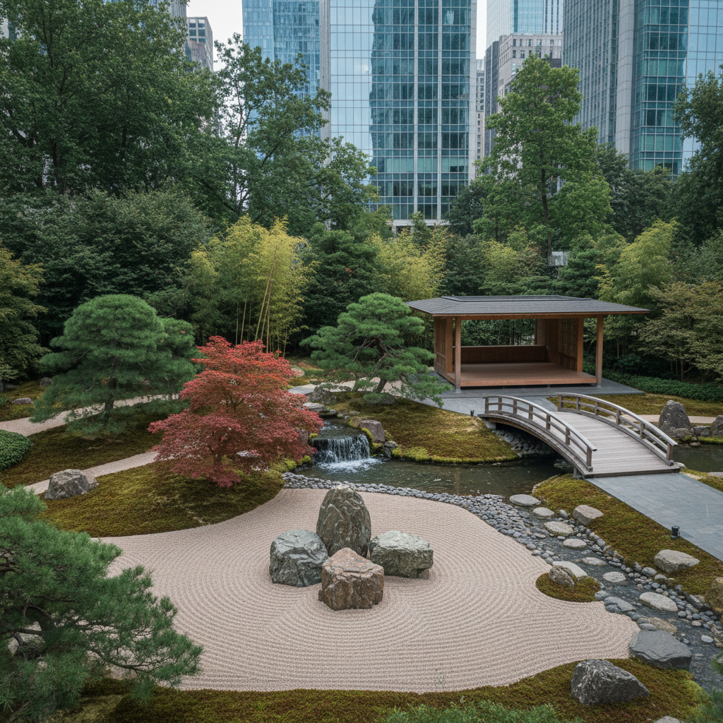Vilniuje atidarytas Japoniškas sodas: nauja ramybės oazė