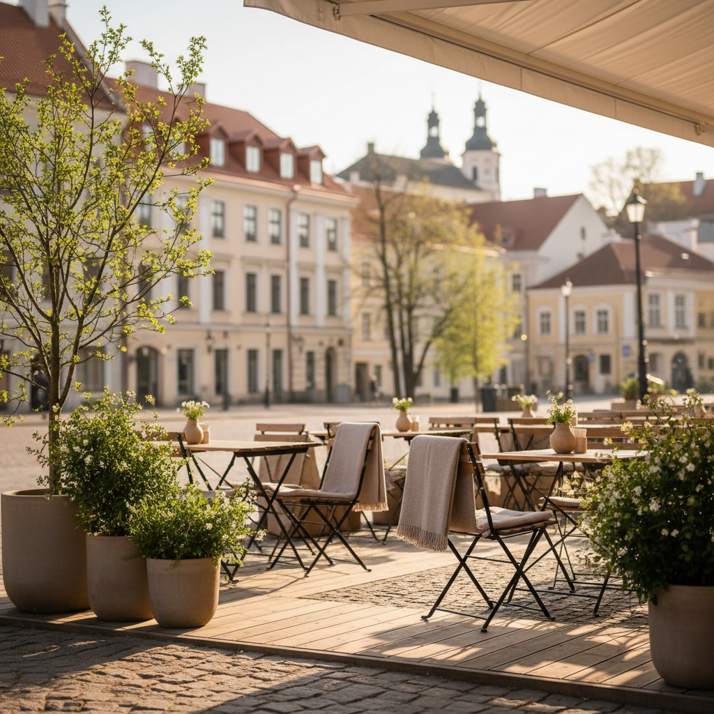 Atviros terasos Vilniuje: kur gaudyti pirmuosius saulės spindulius