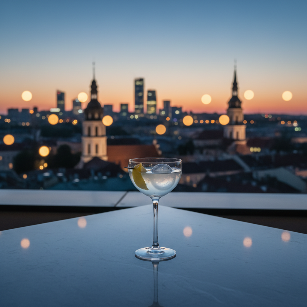 Geriausi kokteilių barai Vilniuje su kvapą gniaužiančiais vaizdais