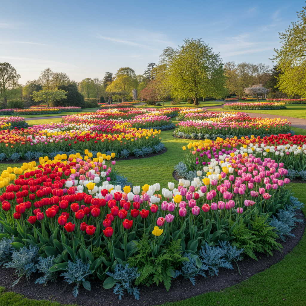 Tulpių žydėjimas Vilniuje: gražiausios vietos pasigrožėti