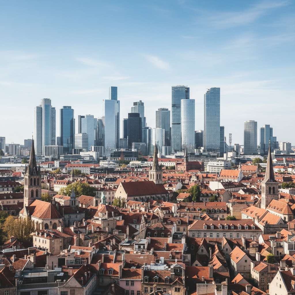 Vilniaus panorama: gražiausios vietos miesto vaizdams